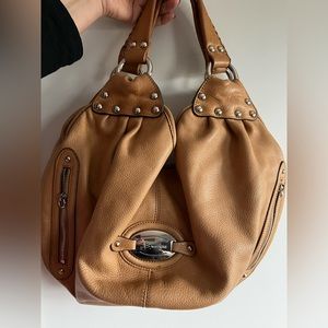 B Makowsky leather bag